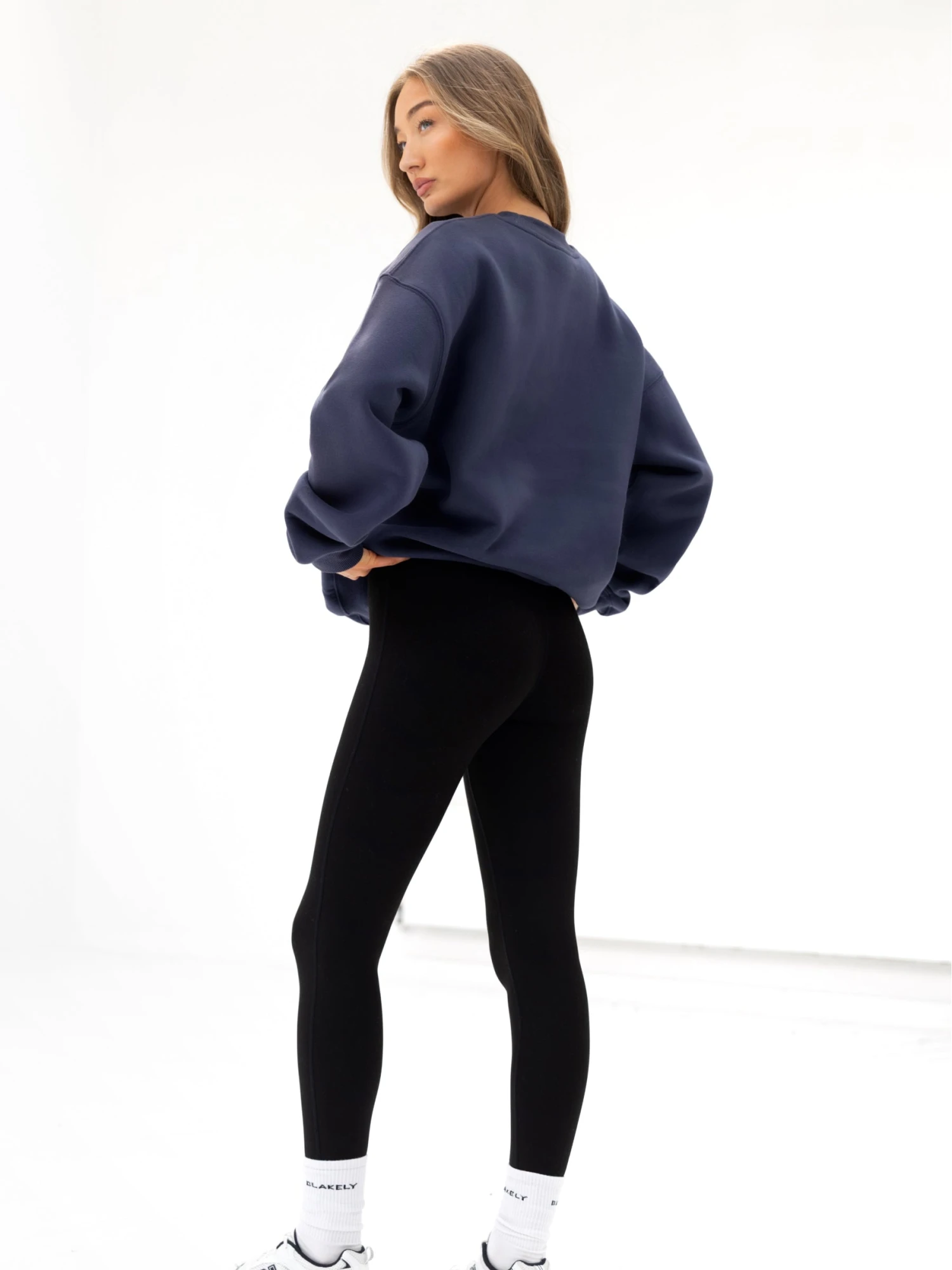 Sami Oversized Jumper - True Navy Sami Oversized Jumper - True Navy -BLAKELY CLOTHING SHOP 215IWTRUENAVYD 4