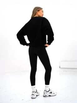 Madison Oversized Jumper - Black -BLAKELY CLOTHING SHOP 2160BLACK02D