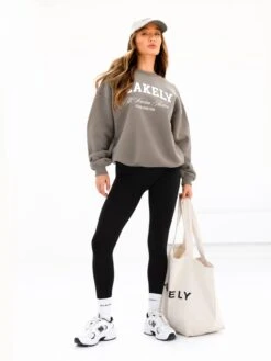 Melrose Oversized Jumper - Safari Green 4 Melrose Oversized Jumper - Safari Green -BLAKELY CLOTHING SHOP 216ASAFARIGREEN01D