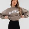 Varsity Oversized Jumper - Light Beige 1 Varsity Oversized Jumper - Light Beige -BLAKELY CLOTHING SHOP 216VAWBeige 05LEADD