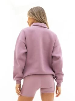 Active Studios 1/4 Zip Jumper - Dusty Pink 4 Active Studios 1/4 Zip Jumper - Dusty Pink -BLAKELY CLOTHING SHOP 218ADUSTYPINK01D
