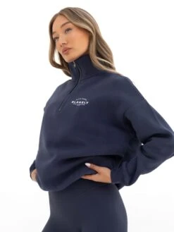 Active Studios 1/4 Zip Jumper - True Navy 5 Active Studios 1/4 Zip Jumper - True Navy -BLAKELY CLOTHING SHOP 218ANAVY06D