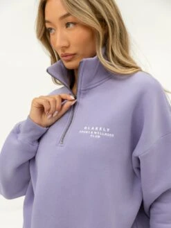 Ultimate 1/4 Zip Jumper - Lilac -BLAKELY CLOTHING SHOP 218GLILAC04