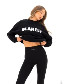 Studio Oversized Jumper - Black 7 Studio Oversized Jumper - Black -BLAKELY CLOTHING SHOP 2220WBLACKNEWD 3