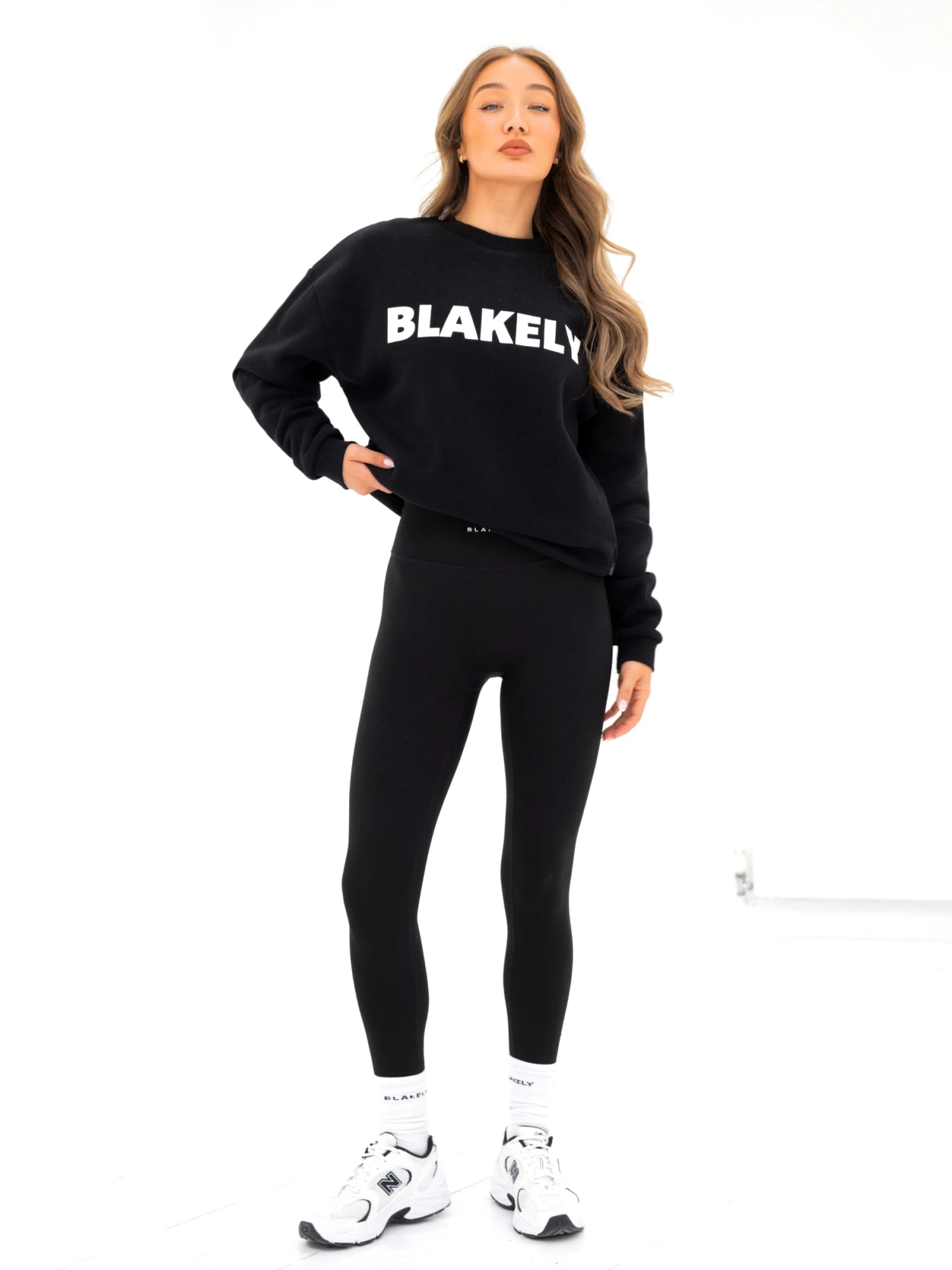 Studio Oversized Jumper - Black Studio Oversized Jumper - Black -BLAKELY CLOTHING SHOP 2220WBLACKNEWD 4
