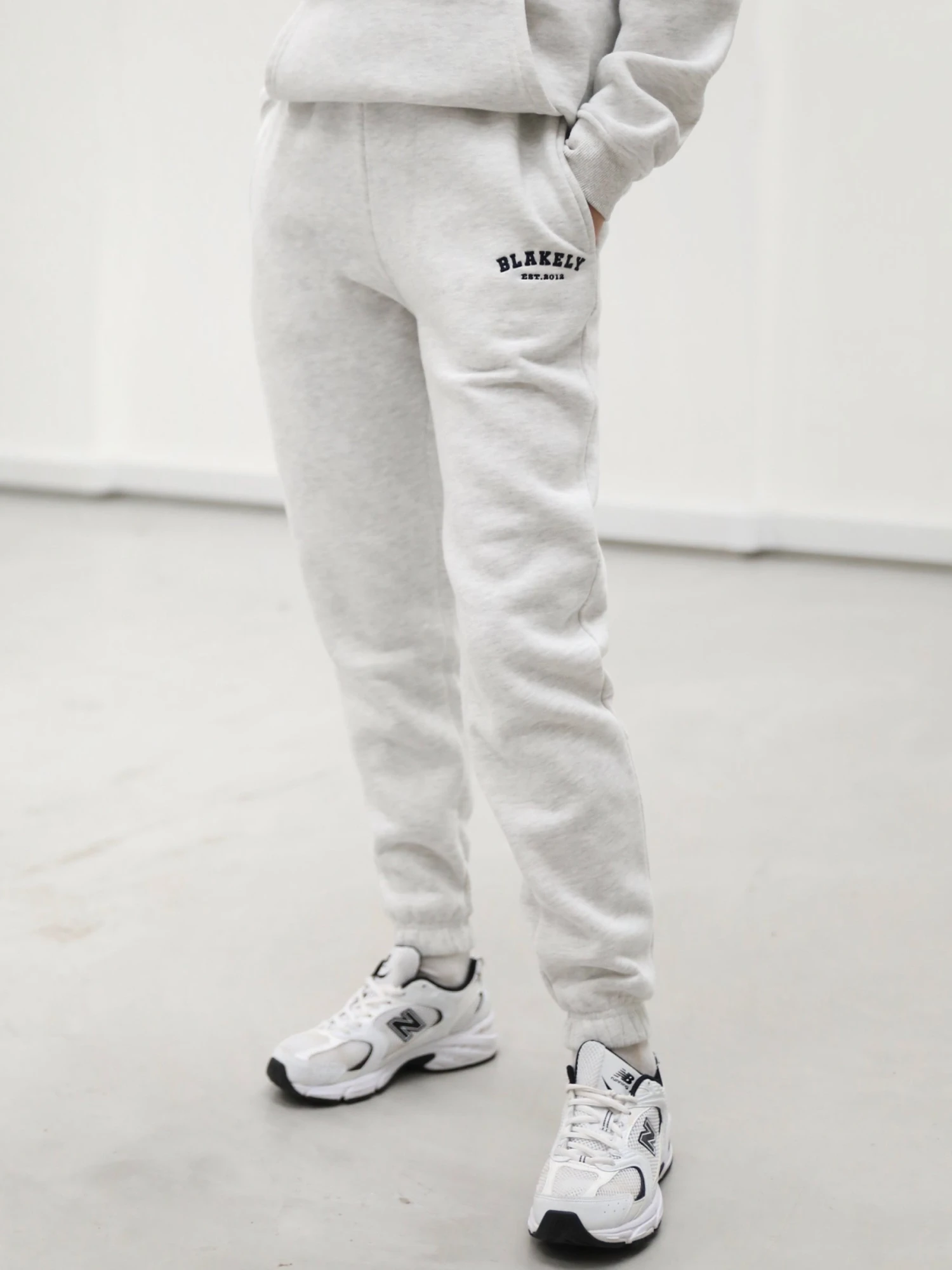 Heritage Sweatpants - Marl White Heritage Sweatpants - Marl White -BLAKELY CLOTHING SHOP 225VWMarlWhite 01D