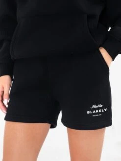 Italia Jogger Shorts - Black -BLAKELY CLOTHING SHOP 2527BWBLACK 01D
