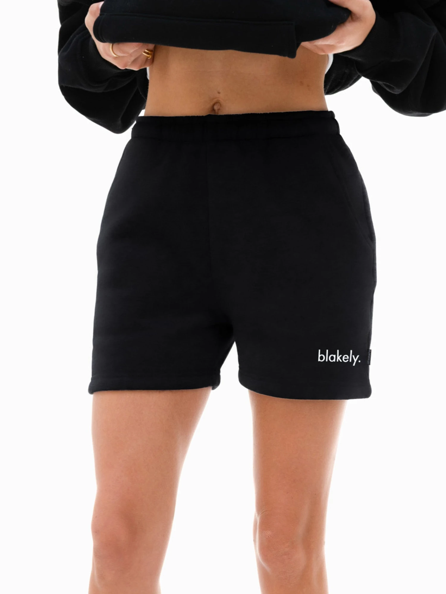 Sami Jogger Shorts - Black Sami Jogger Shorts - Black -BLAKELY CLOTHING SHOP 2527IWBLACKLEADD