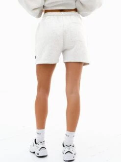 Sami Jogger Shorts - Marl White -BLAKELY CLOTHING SHOP 2527IWMARLWHITED