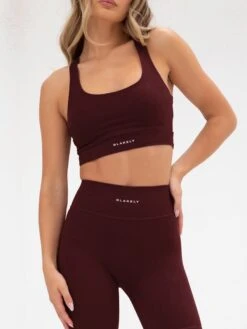 Ultimate Active Shorts - Burgundy -BLAKELY CLOTHING SHOP 2529GBurgundy 03D