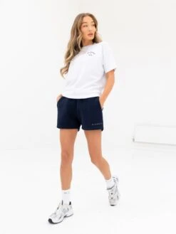 Isabel Jogger Shorts - True Navy -BLAKELY CLOTHING SHOP 2542NAVY01D