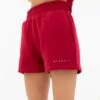 Isabel Jogger Shorts - Cherry Red -BLAKELY CLOTHING SHOP 2542RED06LEADD