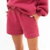 Isabel Jogger Shorts - Deep Pink -BLAKELY CLOTHING SHOP 2542SANGRIARED06LEADD