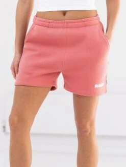 Cloud Print Jogger Shorts - Sunrise Coral 7 Cloud Print Jogger Shorts - Sunrise Coral -BLAKELY CLOTHING SHOP 2547PCoral 05D