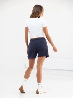 Cloud Print Jogger Shorts - True Navy 5 Cloud Print Jogger Shorts - True Navy -BLAKELY CLOTHING SHOP 2547PNavy 01D