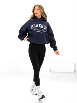 Melrose Oversized Hoodie - True Navy -BLAKELY CLOTHING SHOP 2630ANAVY04D