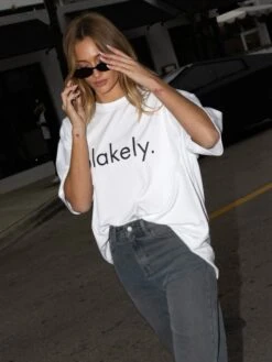 Logo Ultra Oversized T-Shirt - White 7 Logo Ultra Oversized T-Shirt - White -BLAKELY CLOTHING SHOP 2670IWWHITED 2