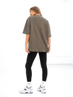 Madison Ultra Oversized T-Shirt - Khaki Brown -BLAKELY CLOTHING SHOP 2671SAFARIGREEN02D