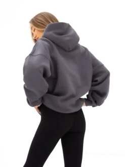 Logo Oversized Hoodie - Charcoal 7 Logo Oversized Hoodie - Charcoal -BLAKELY CLOTHING SHOP 2693IWCHARCOALD 1