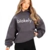 Logo Oversized Hoodie - Charcoal -BLAKELY CLOTHING SHOP 2693IWCHARCOALLEADD