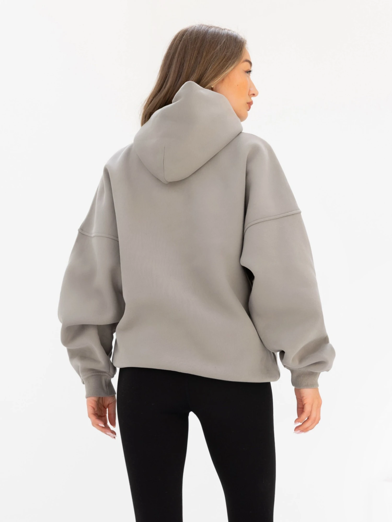 Logo Oversized Hoodie - Washed Khaki Logo Oversized Hoodie - Washed Khaki -BLAKELY CLOTHING SHOP 2693IWWASHEDKHAKID 1