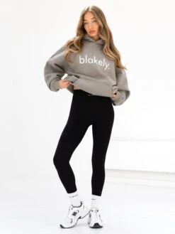Logo Oversized Hoodie - Washed Khaki 6 Logo Oversized Hoodie - Washed Khaki -BLAKELY CLOTHING SHOP 2693IWWASHEDKHAKID 2