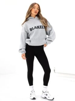 Studio Oversized Hoodie - Marl Grey -BLAKELY CLOTHING SHOP 2693WMARLGREYNEWD 1