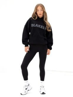 Studio Oversized Hoodie - Tonal Black -BLAKELY CLOTHING SHOP 2693WTONALBLACKNEWD 4