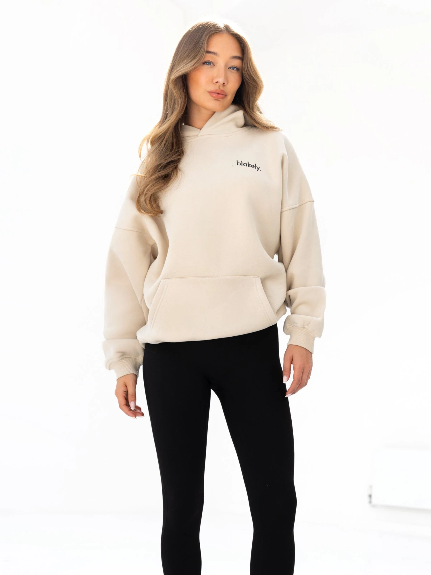Sami Oversized Hoodie - Bone Sami Oversized Hoodie - Bone -BLAKELY CLOTHING SHOP 2694IWBONED 1