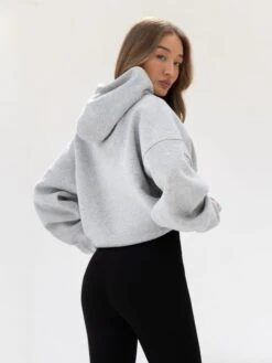 Sami Oversized Hoodie - Marl Grey -BLAKELY CLOTHING SHOP 2694IWMARLGREYD
