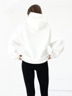 Sami Oversized Hoodie - Marl White -BLAKELY CLOTHING SHOP 2694IWMARLWHITED