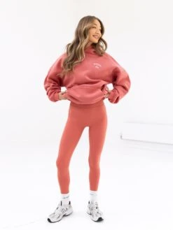 NYC Oversized Hoodie - Sunrise Coral -BLAKELY CLOTHING SHOP 2699TCORAL01D