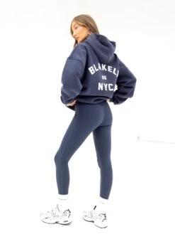 NYC Oversized Hoodie - True Navy -BLAKELY CLOTHING SHOP 2699TNAVY01D