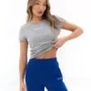 Everyday Cropped T-Shirt - Grey -BLAKELY CLOTHING SHOP 2725 LEAD TEE GREYD