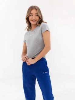 Everyday Cropped T-Shirt - Grey -BLAKELY CLOTHING SHOP 2725 TEE GREY 04D