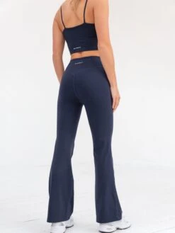 Soft Sculpt Wide Leg Leggings - Navy -BLAKELY CLOTHING SHOP 2741 navyD