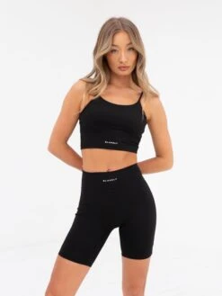 Soft Sculpt Cycling Shorts - Black 7 Soft Sculpt Cycling Shorts - Black -BLAKELY CLOTHING SHOP 2742Black 01D