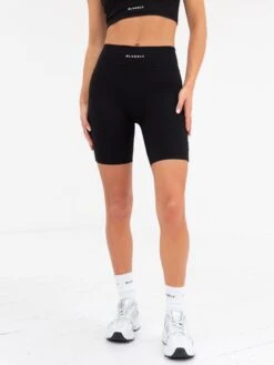 Soft Sculpt Cycling Shorts - Black 5 Soft Sculpt Cycling Shorts - Black -BLAKELY CLOTHING SHOP 2742Black 04D