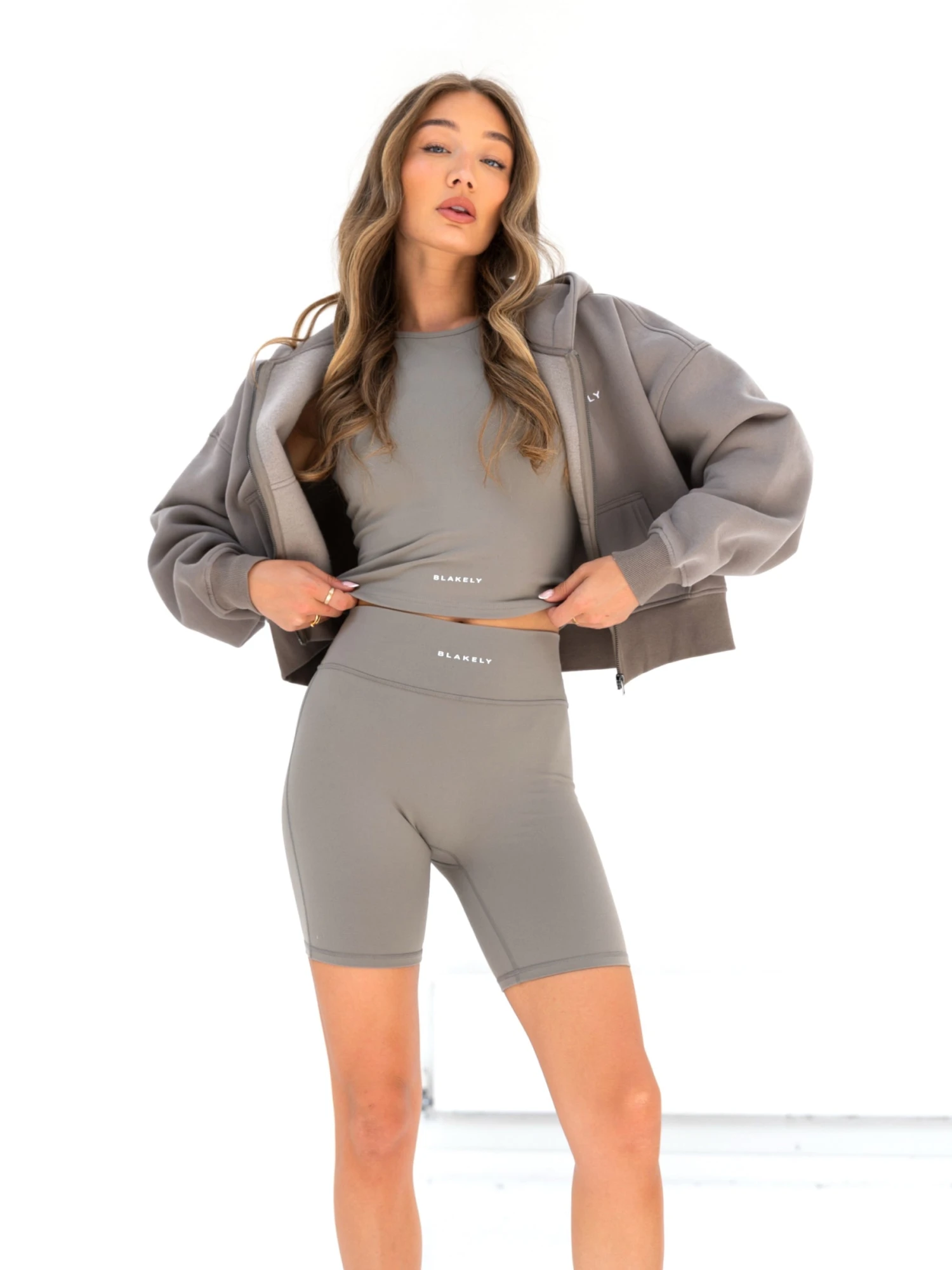 Ultimate Soft Lifestyle Shorts - Neutral Grey Ultimate Soft Lifestyle Shorts - Neutral Grey -BLAKELY CLOTHING SHOP 2742SGREY02D