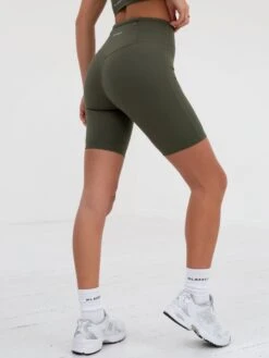 Soft Sculpt Cycling Shorts - Khaki Green 4 Soft Sculpt Cycling Shorts - Khaki Green -BLAKELY CLOTHING SHOP 2742YogaKhaki 06D