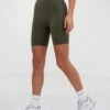 Soft Sculpt Cycling Shorts - Khaki Green -BLAKELY CLOTHING SHOP 2742YogaKhaki 07D