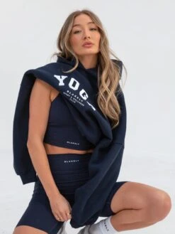 Yoga Oversized Hoodie - Navy -BLAKELY CLOTHING SHOP 2831 NAVYD 4