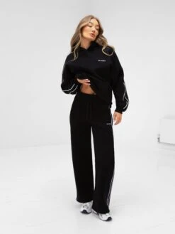 Apex Wide Leg Sweatpants - Black -BLAKELY CLOTHING SHOP 2848ABlack 02D d5161520 9034 4732 923c 4b3698a67929