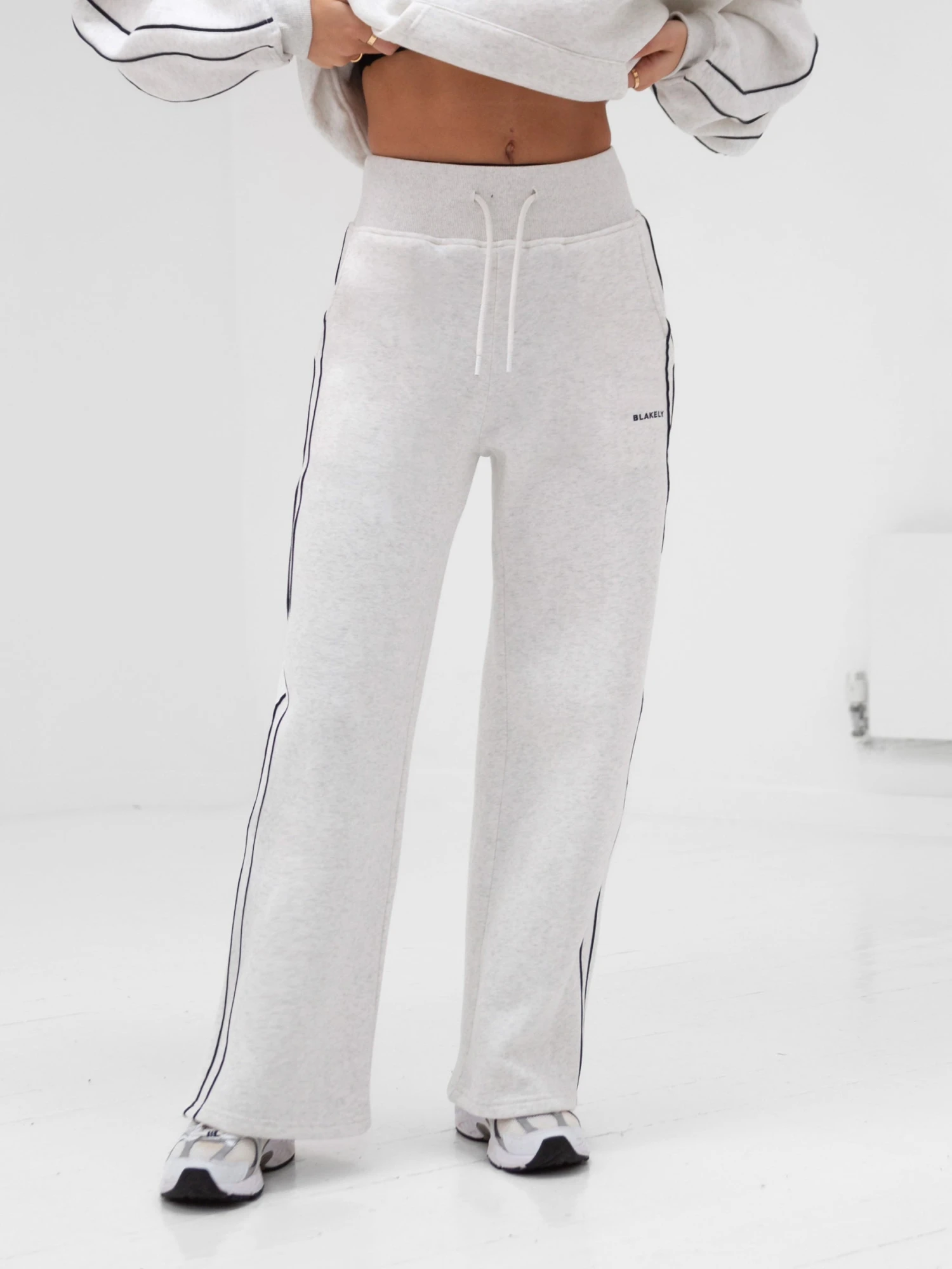 Apex Wide Leg Sweatpants - Marl White Apex Wide Leg Sweatpants - Marl White -BLAKELY CLOTHING SHOP 2848AMarlWhite 04LEADD 7925c5f7 149f 4b42 9f4c f63115ddc16f