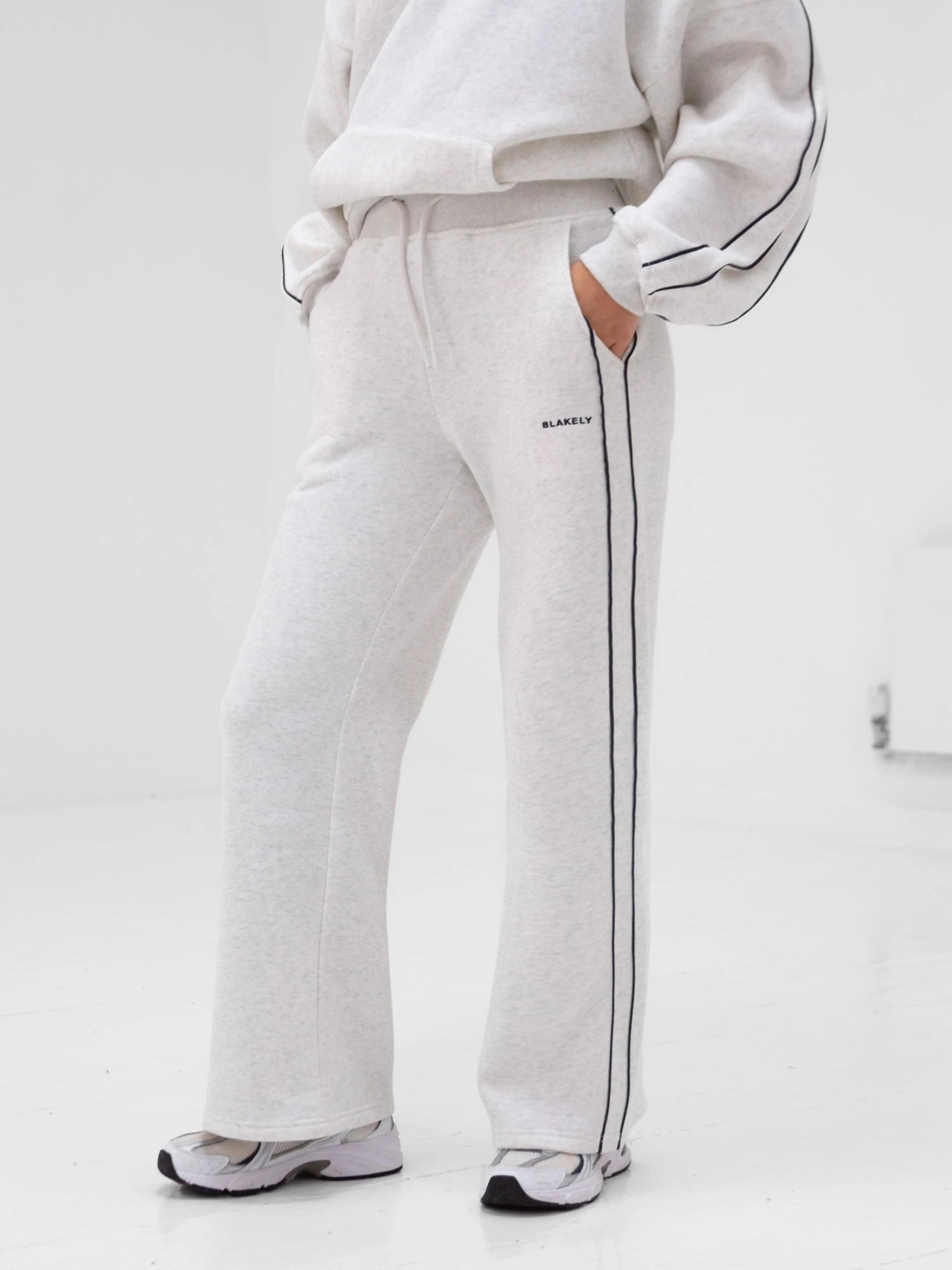 Apex Wide Leg Sweatpants - Marl White Apex Wide Leg Sweatpants - Marl White -BLAKELY CLOTHING SHOP 2848AMarlWhite 06D 71be6825 561d 431c bf42 92c5b2b5e8cf