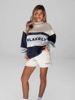 Alpine Oversized Jumper - Light Grey 3 Alpine Oversized Jumper - Light Grey -BLAKELY CLOTHING SHOP 2923Navy 02D
