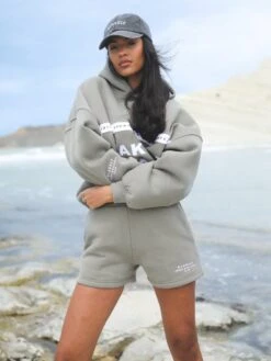 Serena Jogger Shorts - Olive -BLAKELY CLOTHING SHOP 2924Brand 01D d9012384 8a30 49d1 90b8 564e3f2b428b