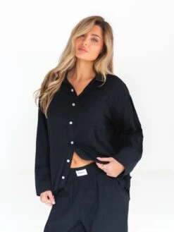 Camilla Shirt - Black -BLAKELY CLOTHING SHOP 2964BlackLEADD