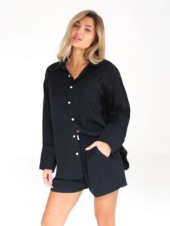 Camilla Shirt - Black -BLAKELY CLOTHING SHOP 2964Black 0D