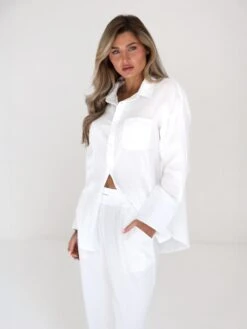 Camilla Shirt - White -BLAKELY CLOTHING SHOP 2964White 04D
